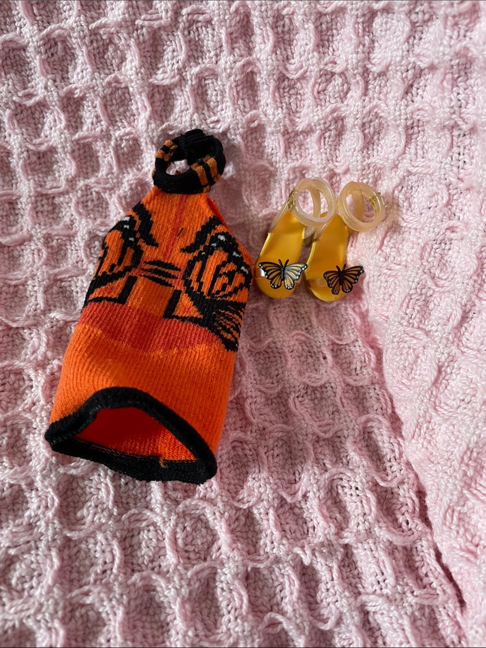 Rainbow High -  Doll Clothing Stella Monroe Monarch Butterfly dress and heels